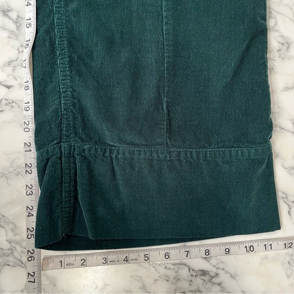North Face Women's Cord Easy Pants Corduroy Wide Leg Crop Ponderosa Green Large - Picture 12 of 16